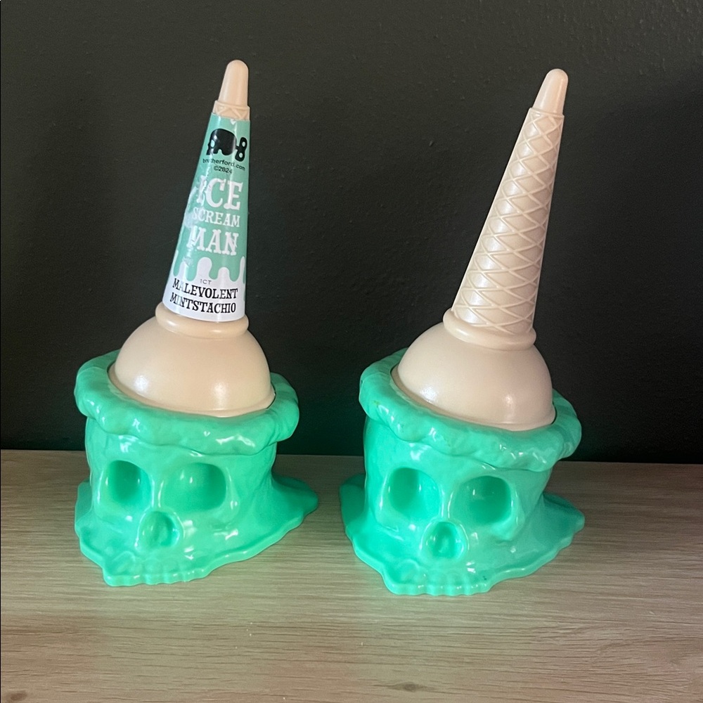 Brutherford Ice Scream Man Target Halloween 2024 Ice Cream Cones Lot of 2